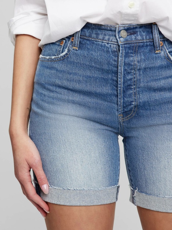 GAP Kraťasy midi high rise GAP