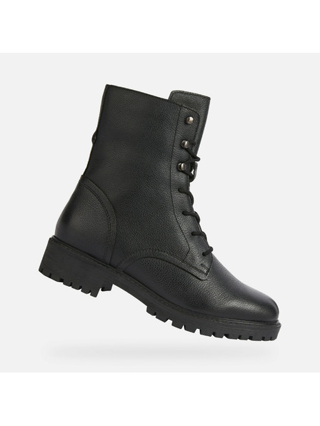 Geox Černá dámská kotníková obuv Geox Hoara