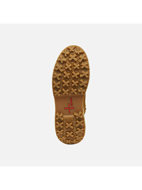 Geox Světle hnědá dámská kotníková obuv Geox Lamidie + Grip ABX