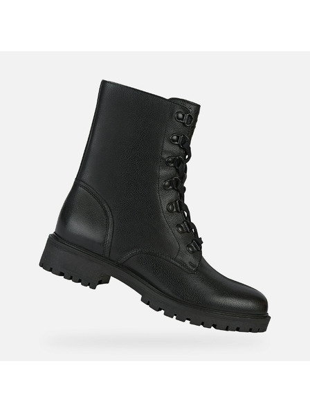 Geox Černá dámská kotníková obuv Geox Hoara