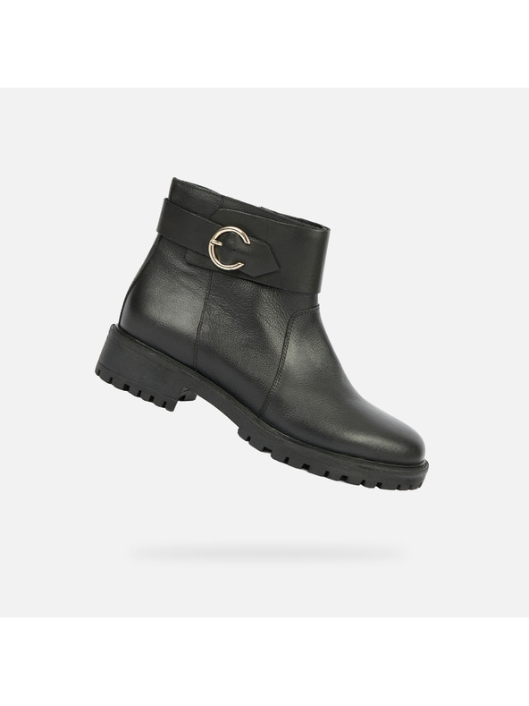 Geox Černá dámská kotníková obuv Geox Hoara