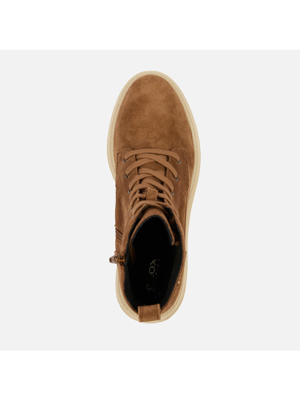 Geox Hnědá dámská kotníková obuv Geox Iridea