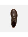 Geox Tmavě hnědá dámská kotníková obuv Geox Norize