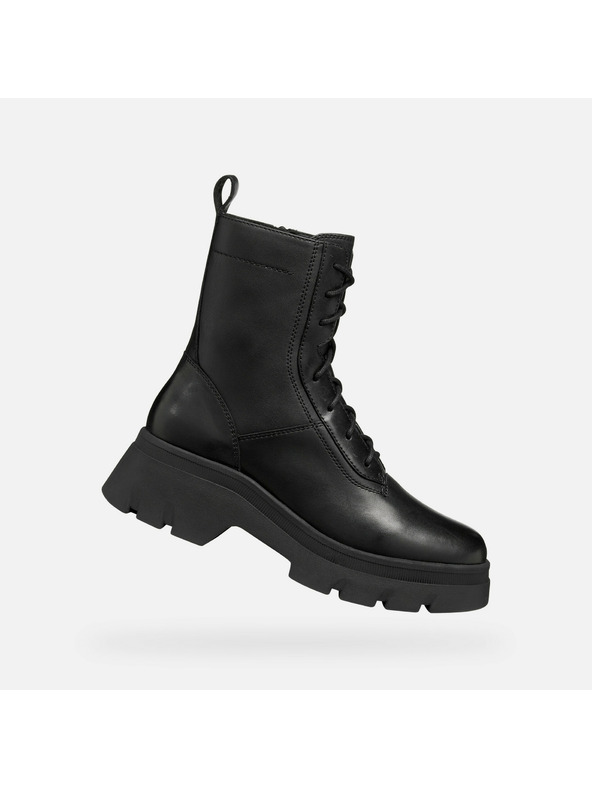 Geox Černá dámská kotníková obuv Geox Pluette