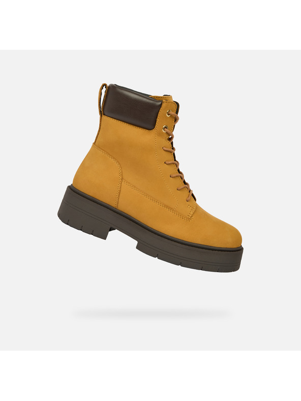 Geox Žlutá dámská kotníková obuv Geox Spherica EC7