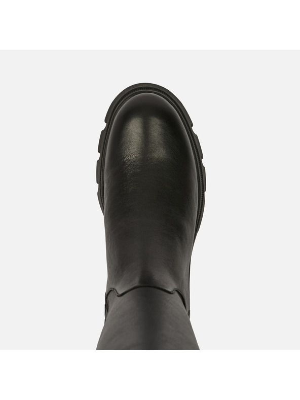 Geox Černé dámské kozačky Geox Pluette