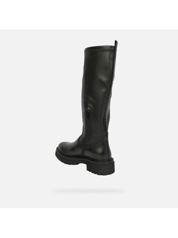 Geox Černé dámské kozačky Geox Iridea