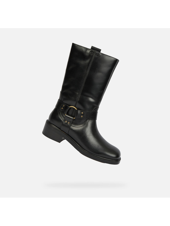 Geox Černé dámské kozačky Geox Nalvia