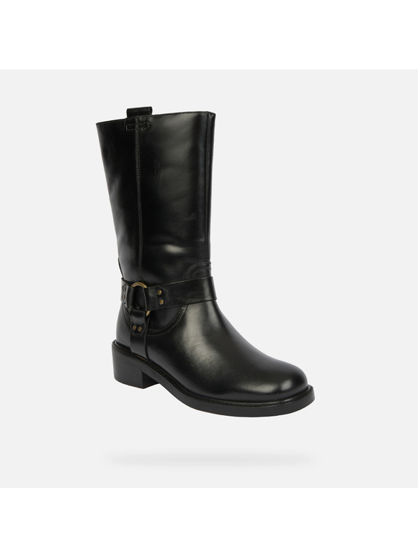 Geox Černé dámské kozačky Geox Nalvia