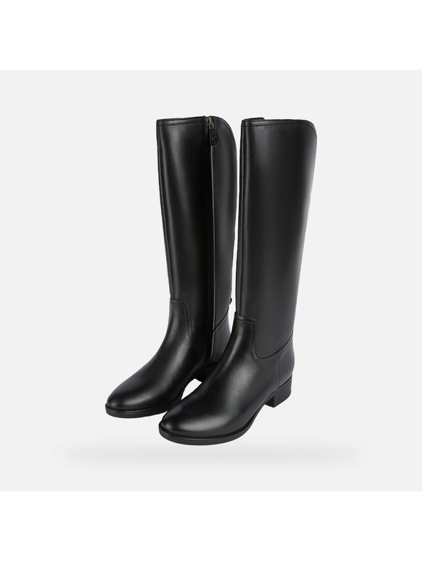 Geox Černé dámské kozačky Geox Felicity