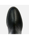 Geox Černé dámské kozačky Geox Wedge