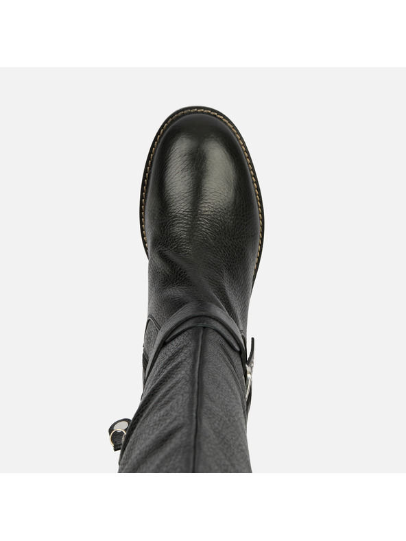 Geox Černé dámské kozačky Geox Larysse