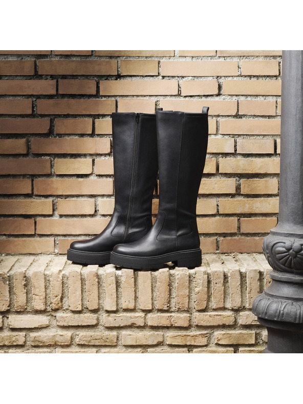 Geox Černé dámské kozačky Geox Spherica Ec7