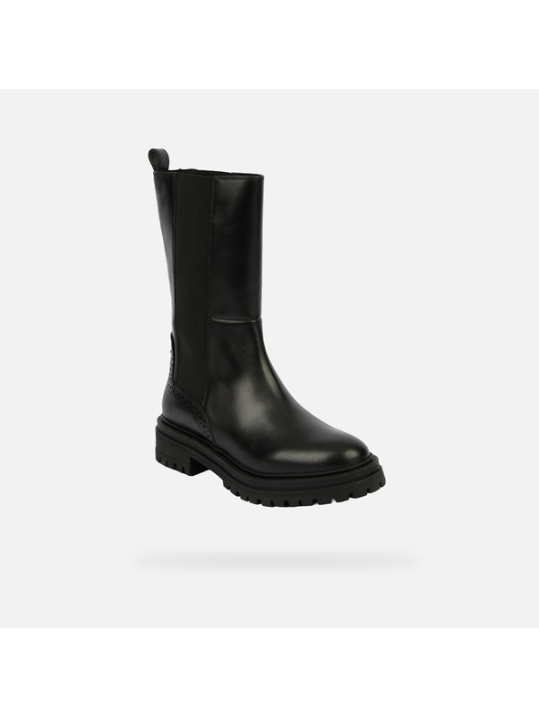 Geox Černé dámské kozačky Geox Iridea