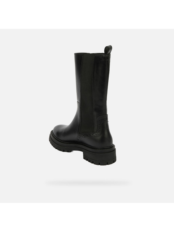 Geox Černé dámské kozačky Geox Iridea