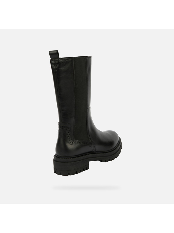 Geox Černé dámské kozačky Geox Iridea