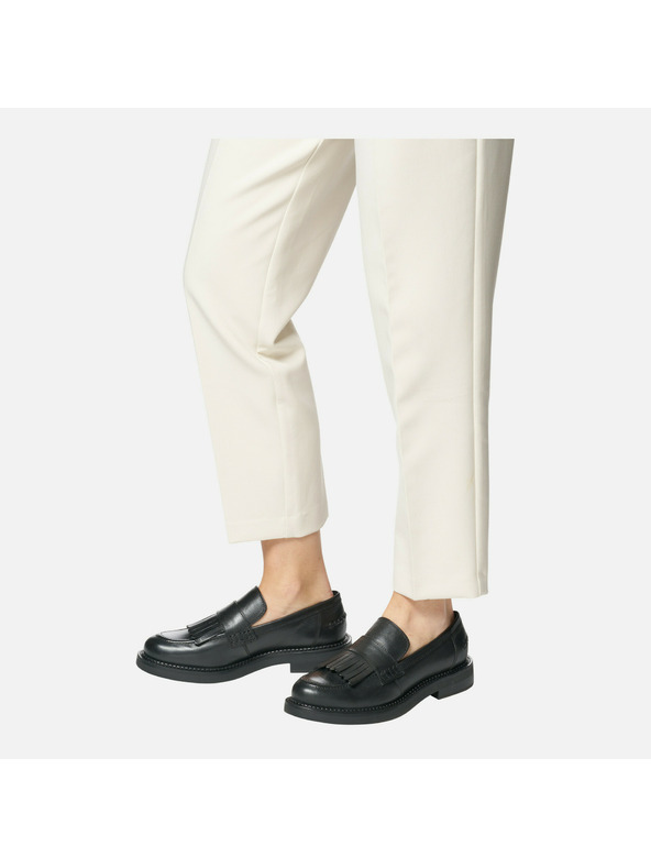 Geox Černé dámské mokasíny Geox Serilda