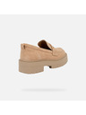 Geox Béžové dámské mokasíny Geox Spherica Ec7