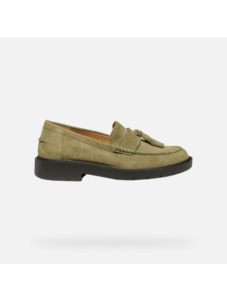 Geox Khaki dámské mokasíny Geox Spherica EC1