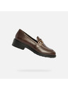 Geox Hnědé dámské mokasíny Geox Walk Pleasure