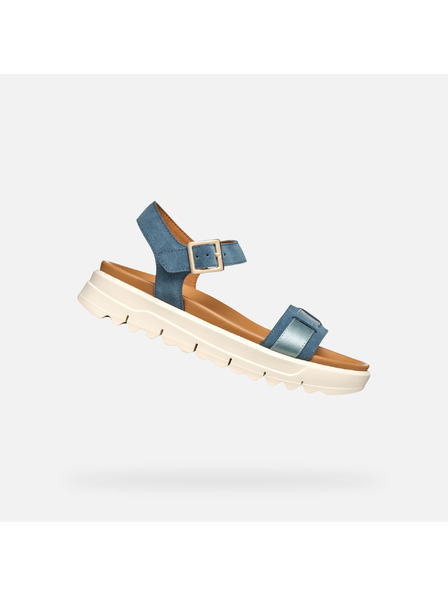Geox Modré dámské sandály Geox Xand 2.1S