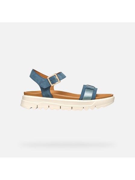 Geox Modré dámské sandály Geox Xand 2.1S