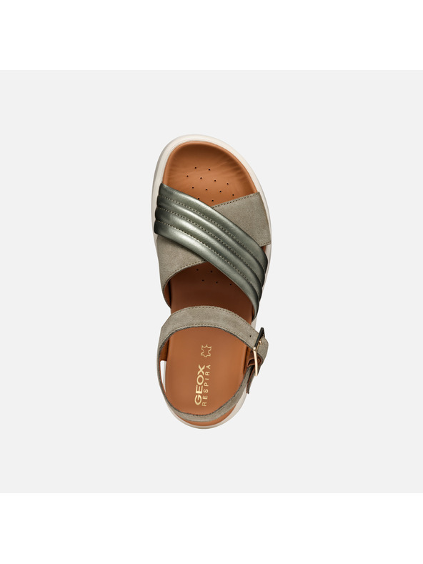 Geox Šedé dámské sandály Geox Xand 2S