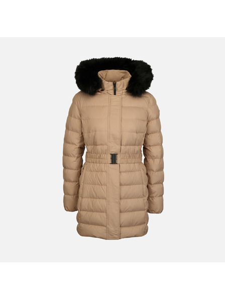 Geox Béžová dámská péřová bunda Geox Catria