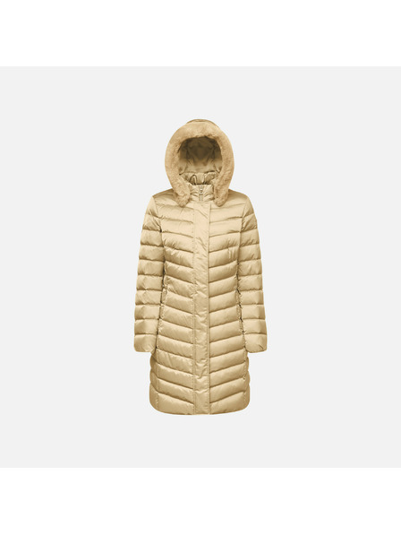 Geox Béžová dámská péřová bunda Geox Bettanie