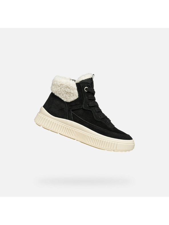 Geox Černé dívčí tenisky Geox Laquinny WPF