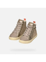Geox Béžové dívčí tenisky Geox Mirroless