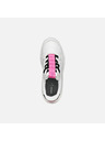 Geox Bílé dívčí tenisky Geox Washiba Fast In