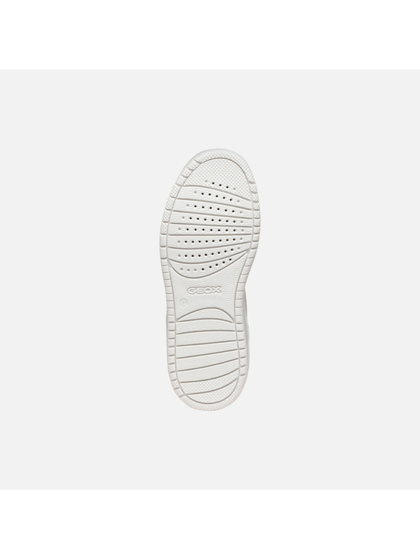 Geox Bílé dívčí tenisky Geox Washiba Fast In