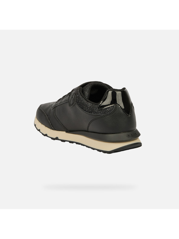 Geox Černé dívčí tenisky Geox Fastics Girl