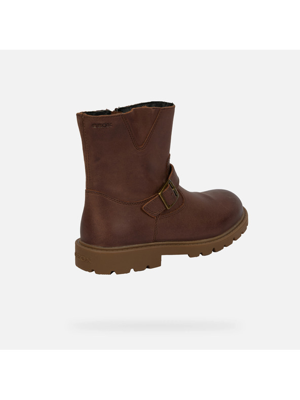 Geox Hnědá dívčí kotníková obuv Geox Shaylax