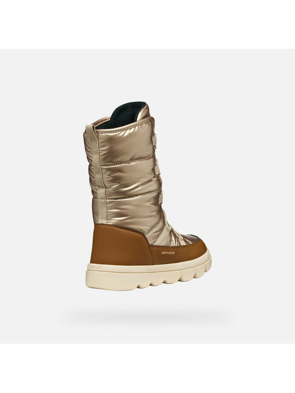 Geox Zlatá dívčí zimní obuv Geox Willaboom A