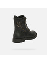 Geox Černá dívčí kotníková obuv Geox Eclair Girl