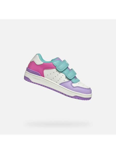 Geox Fialová dívčí kotníková obuv Geox Washiba Girl