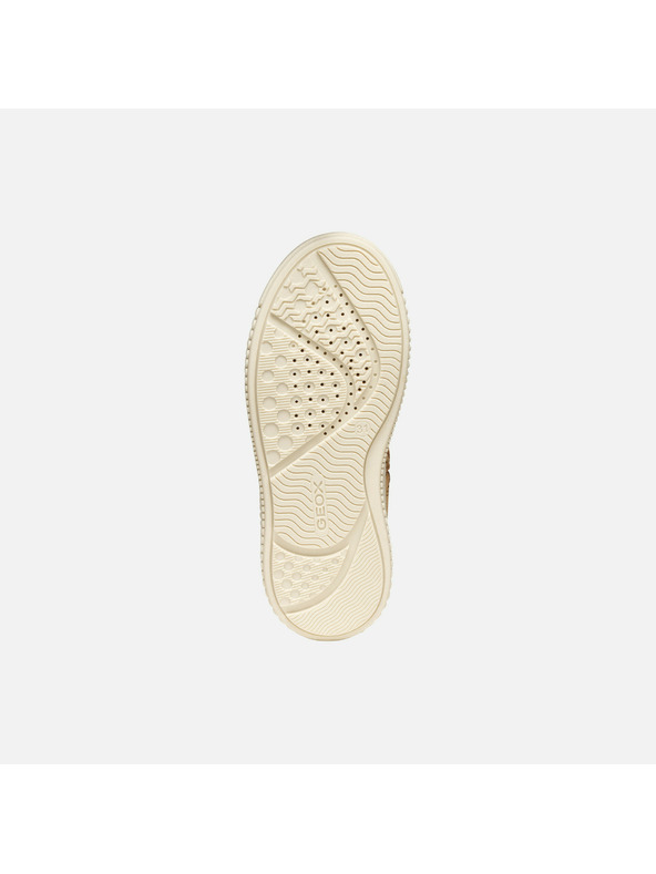 Geox Hnědá dívčí zimní obuv Geox Laquinny WPF