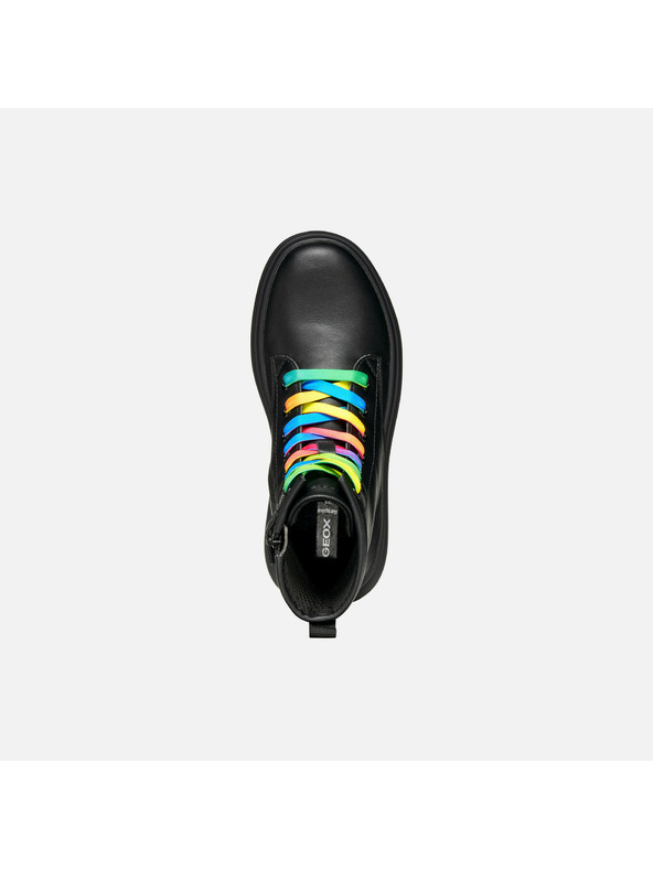 Geox Černá dívčí kotníková obuv Geox Phaolae