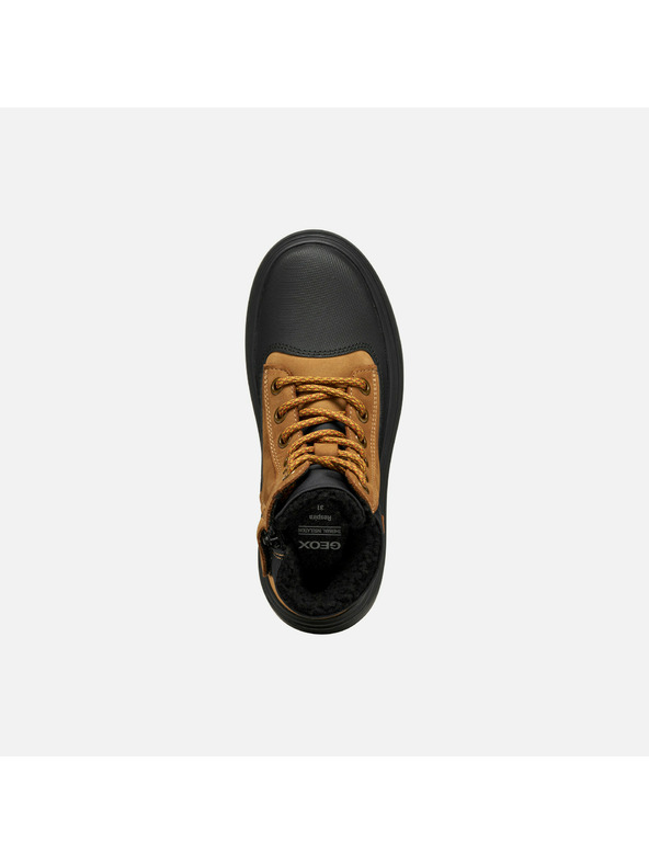 Geox Světle hnědá chlapecká kotníková obuv Geox Kiddartah WPF