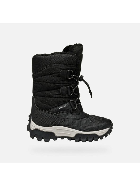 Geox Černá chlapecká zimní obuv Geox Himalaya ABX