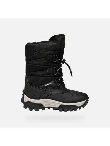 Geox Černá chlapecká zimní obuv Geox Himalaya ABX