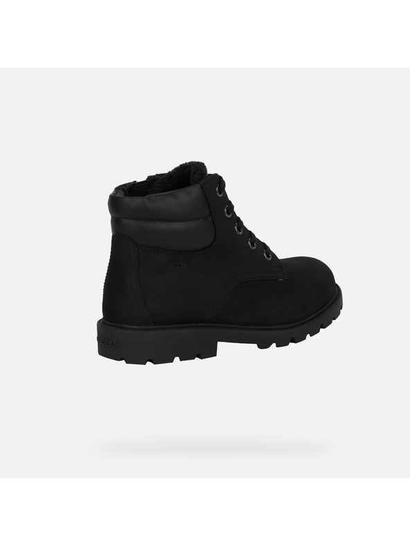 Geox Černá chlapecká kotníková obuv Geox Shaylax