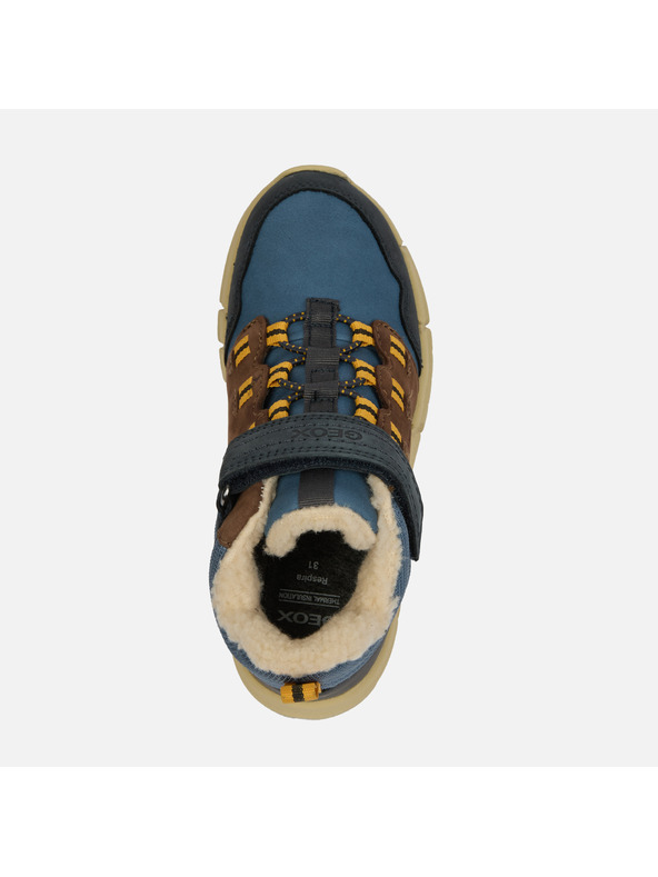 Geox Modrá chlapecká kotníková obuv Geox Flexyper Boy B ABX