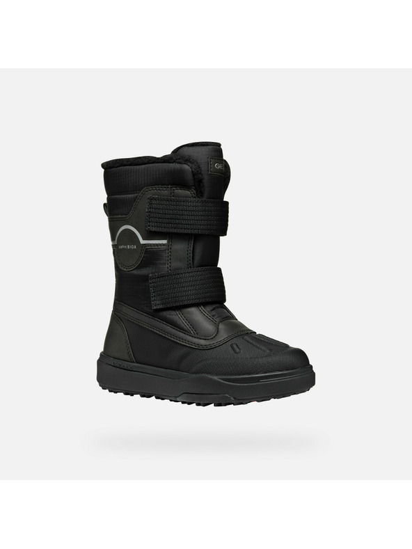 Geox Černá chlapecká zimní obuv Geox Bunshee PG A