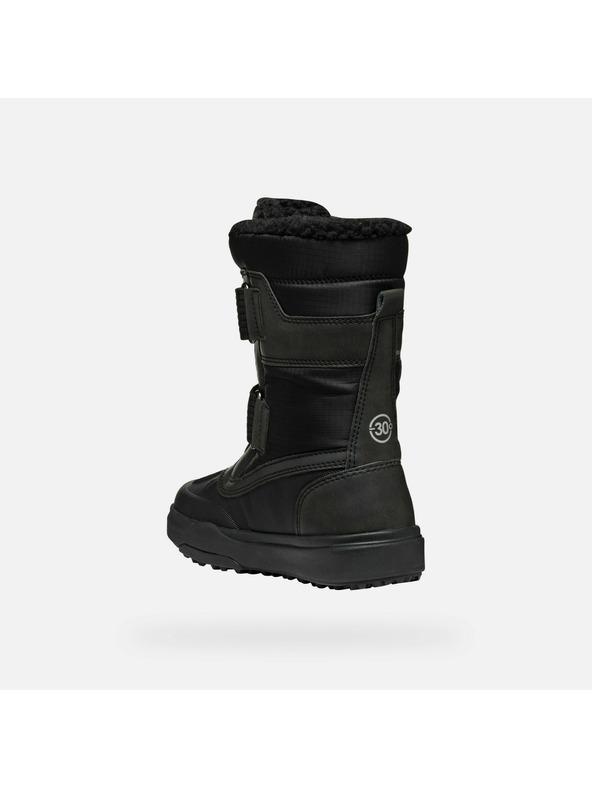 Geox Černá chlapecká zimní obuv Geox Bunshee PG A