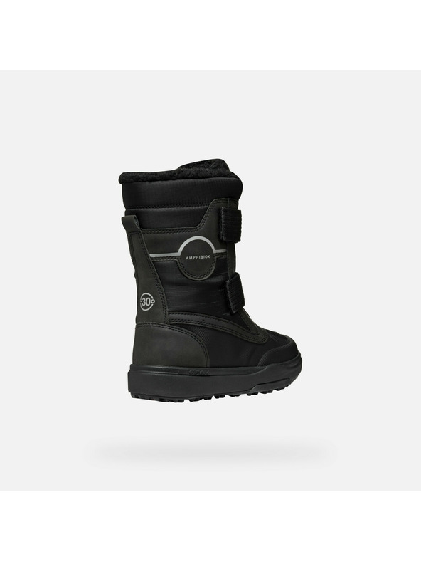 Geox Černá chlapecká zimní obuv Geox Bunshee PG A