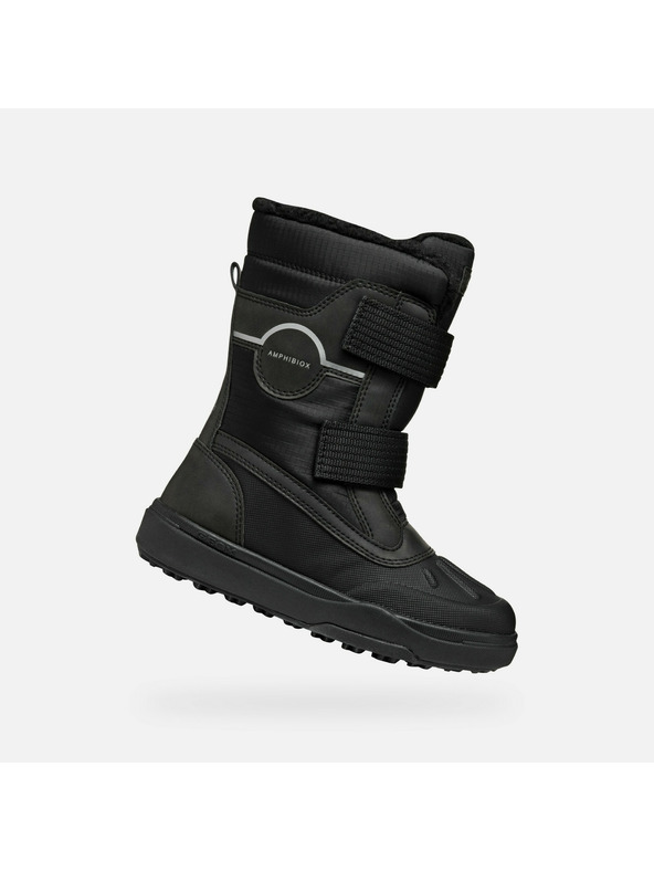 Geox Černá chlapecká zimní obuv Geox Bunshee PG A