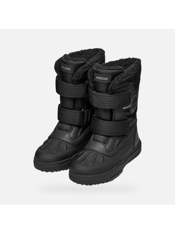 Geox Černá chlapecká zimní obuv Geox Bunshee PG A